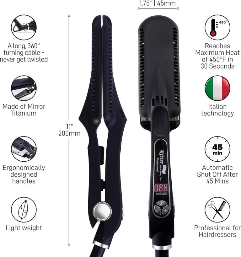 Ritter XSZ-10XL Wide Titanium Hair Straightener, product gallery view 1