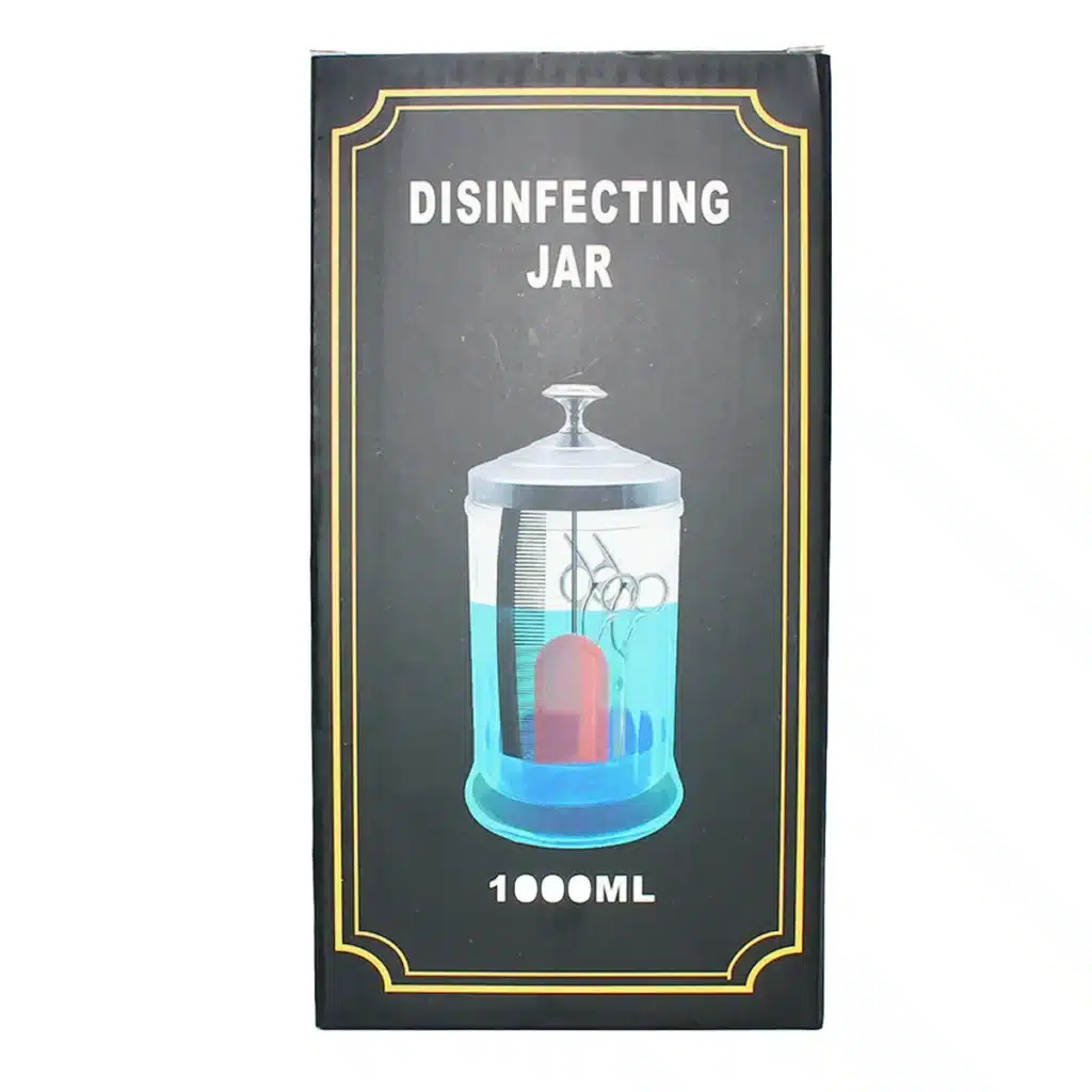 BarberPRO Glass Disinfection Container 1L, product gallery view 2