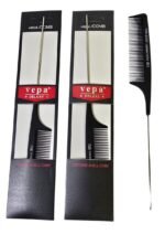 Professional Carbon Tail Comb – Anti-Static & Heat Resistant, product gallery view 1