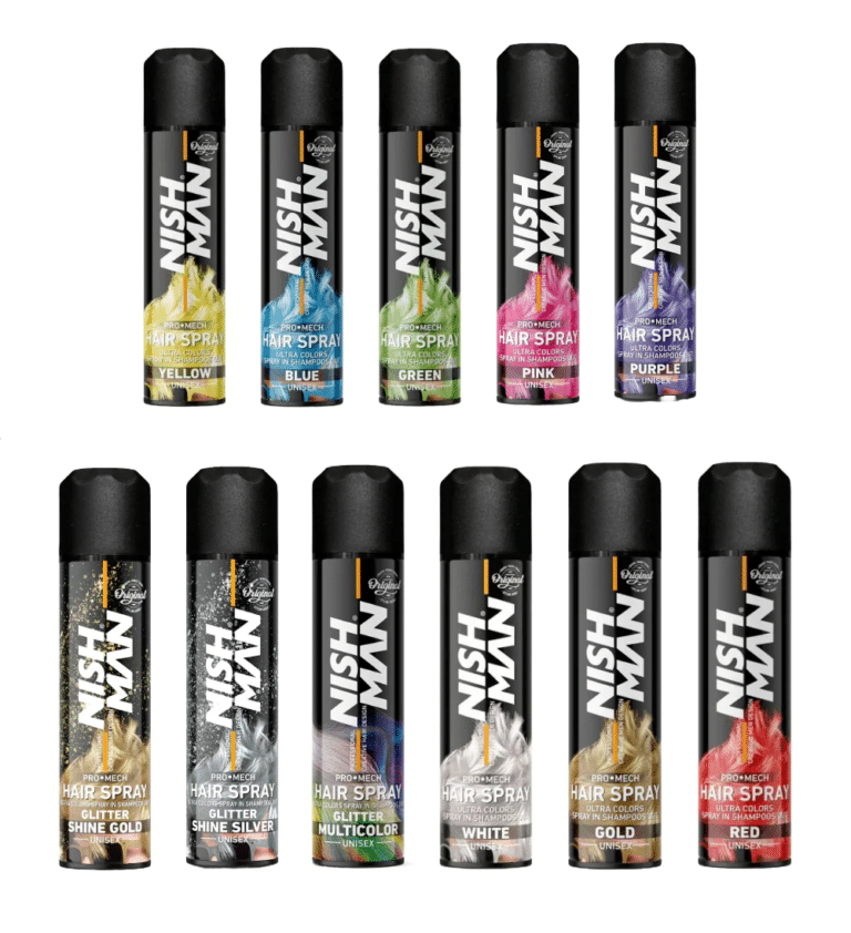 Nishman Pro Mech Ultra Colors Hair Spray (150 ml), product gallery view 1