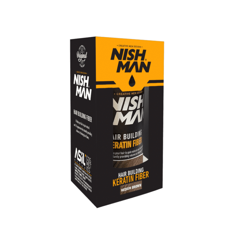 Nishman Hair Building Keratin Fiber Medium Brown (21 g), product gallery view 2