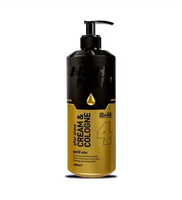 Nishman No.4 2-in-1 after shave cream and cologne, 400 ml bottle