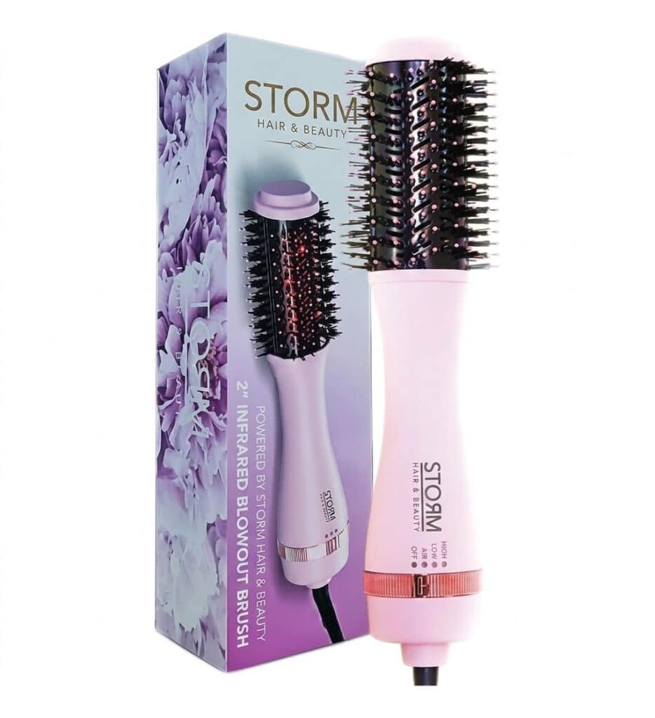 STORM Infrared Hot Styling Brush - 2 Inch Pink - Box
